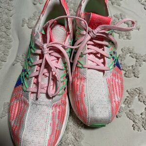 Nike Pink and Green Women's Sneakers